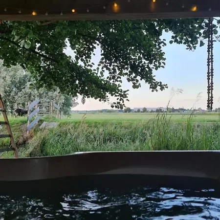 Wellness Lodge Aan De Braassem Rijnsaterwoude Exterior photo